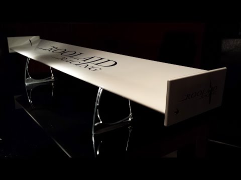 Adjustable car wing - BUILDING VIDEO - HOW TO MAKE A CARBON FIBER RACING WING - Wings and Spoilers
