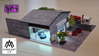 Perfect for your Diecast Cars! Moreart Diorama Garage with light. 