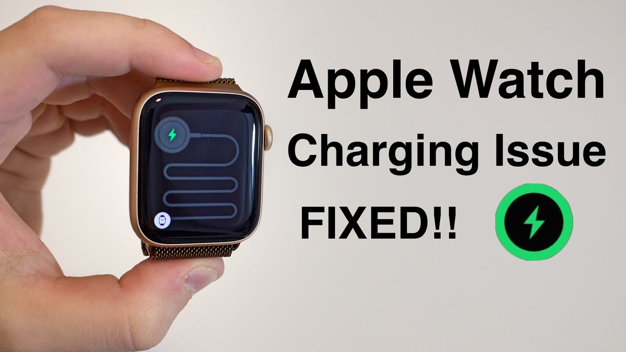 How To Fix Apple Watch Charging Issue - Green Snake of Death!