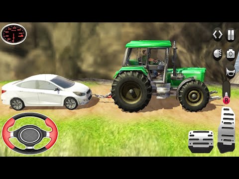 Real Cargo Tractor Pulling Simulator - Offroad Chained Truck Towing Rescue - Android GamePlay 2021