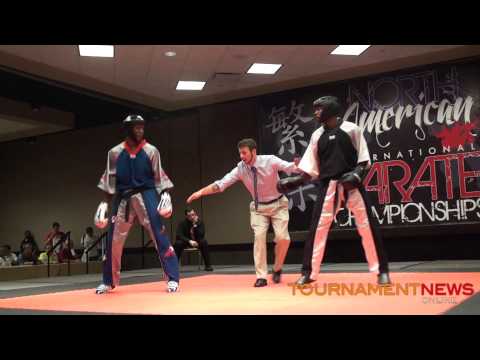 Richard Avery Plowden vs Pete Davenport Men's Fighting Grands at North American International Karate