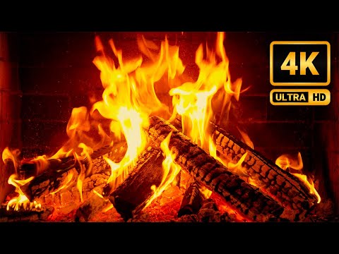 Enchanting Christmas Fireplace & Jazz Playlist 🎄Crackling Fire Sounds for Cozy Holiday Evenings