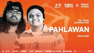 GHG in the beginning hits different everytime GOAT🗣💚 - PAHLAWAN 🇲🇾 I GRAND BEATBOX BATTLE 2023: WORLD LEAGUE I Tag Team Elimination