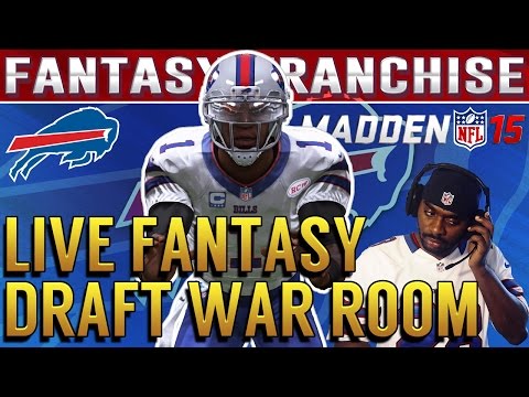 Madden NFL 15 Fantasy Draft Connected Franchise Peterson In The 6th RD? Cam & Willis Same Team?