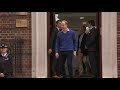 Royal baby: Prince William leaves the Lindo Wing.