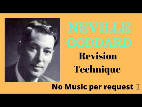 How To Do The Revision Technique In Neville Goddard’s Own Words( No Music per request)🙂