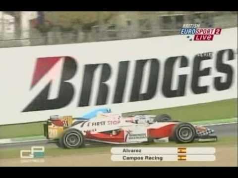 Highlights of the first ever GP2 race - 2005 GP2 Round 1 Imola Race 1