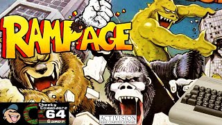 RAMPAGE – Commodore 64 (1987) | Activision's Monster-Smashing Arcade Classic