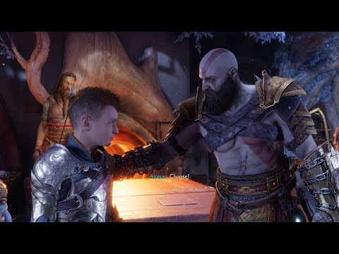 Atreus Transforms Into a Bear During Fight with Kratos | God of War Ragnarök