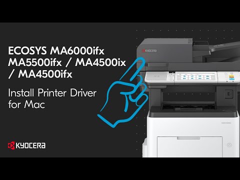 Kyocera MA4500x — установка драйвера на Mac