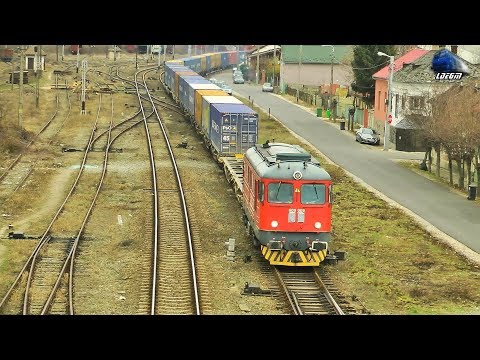 LDE2100 609 009-9 & Tren FOX Rail Intermodal Train in Oradea - 07 March 2019