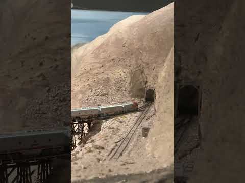 World's Longest Curved Wooden Trestle (N-scale)