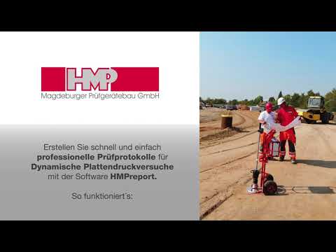 HMPreport  Bedienung der Auswertesoftware für dynamische Plattendruckversuche mit dem HMP LFG