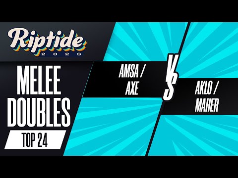 aMSa / Axe vs Aklo / Maher - Melee Doubles Top 24 - Riptide 2023