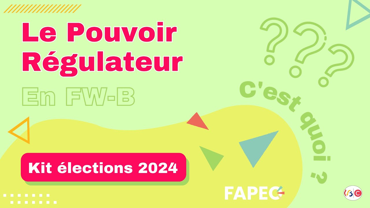 Le Pouvoir Régulateur en Fédération Wallonie-Bruxelles