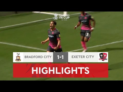 Sam Nombe Forces Replay for The Grecians | Bradford City 1-1 Exeter City | Emirates FA Cup 2021-22