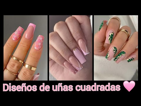 DISEÑOS DE UÑAS 2022 CUADRADAS #uñas2022 #uñasdecoradas #desing #nails #trendsnails #uñascuadradas