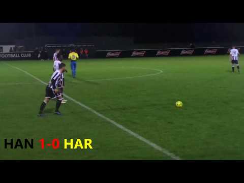 Hanwell Town 4-1 Harlow Town.  Buildbase FA Trophy Extra Preliminary Round Replay.  Tue1Oct2019