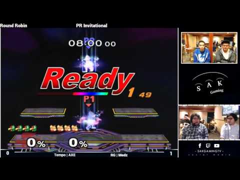 AZ PR RR Invitational - TS|Axe (Pikachu/Falco/Marth) vs RG|Medz (Fox)
