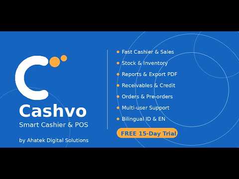 Cashvo - Smart Cashier & POS video thumbnail