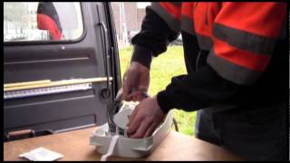 Fibermanagementplaat with Window Cut