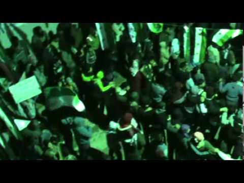 مظاهرة في حي الحميدية في مدينة حماة