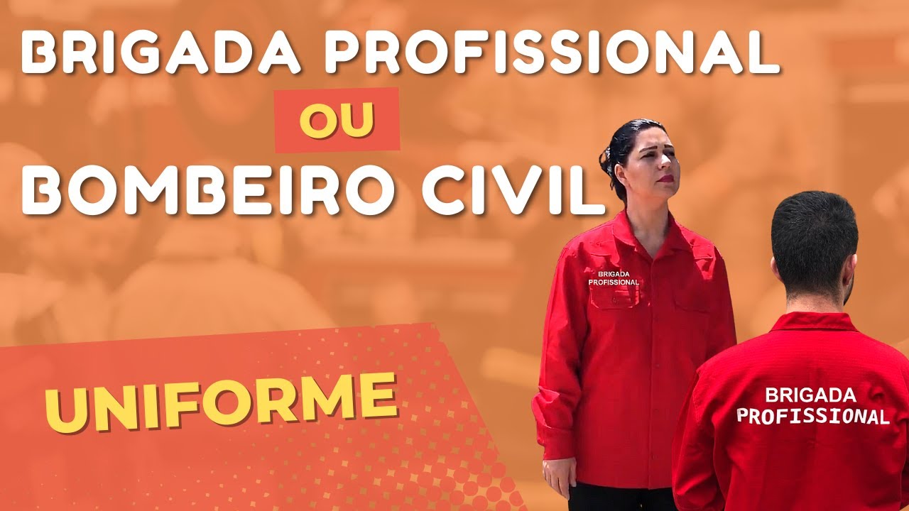 UNIFORME BOMBEIRO CIVIL X BRIGADA PROFISSIONAL