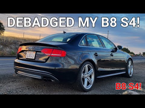 Thumbnail for DEBADGING my Supercharged 2010 Audi B8 S4 Quattro 6 Speed Manual! by Debadging