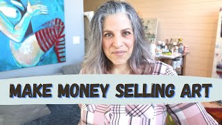 MAKE MONEY SELLING ART ONLINE + HOW TO GROW YOUR ART CAREER - by using SEO & increase organic growth