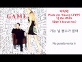 [ESPAÑOL] Park Jin Young (JYP) - 날 떠나지마 (Don't ...