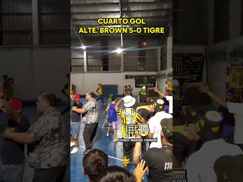CUARTO GOL ALMIRANTE BROWN 5 TIGRE 0 FUTSAL