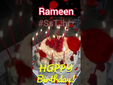 Rameen | Happy Birthday | Happy Birthday WhatsApp Status with Name | HBD | Song | Wishes