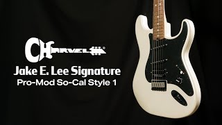 Video thumbnail for Charvel Jake E. Lee Signature Pro-Mod So-Cal Style 1 HSS HT RW | Pearl White by MooreMusicGuitars