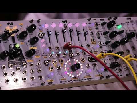 4ms Spherical Wavetable Navigator (SWN) NAMM drone