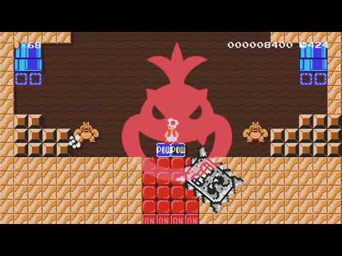Desierto Seco-Seco (Ver. Largo) by RodrigoSpk - Super Mario Maker 2 - No Commentary 1bw