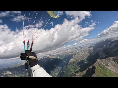 Fliegen Zillertal über Ahornspitze mit Toplandung am 19.08.2023, Teil 1