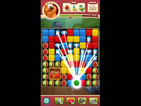 Toon Blast Level 5203 - NO BOOSTERS 🐻🐺🐱 | SKILLGAMING ✔️