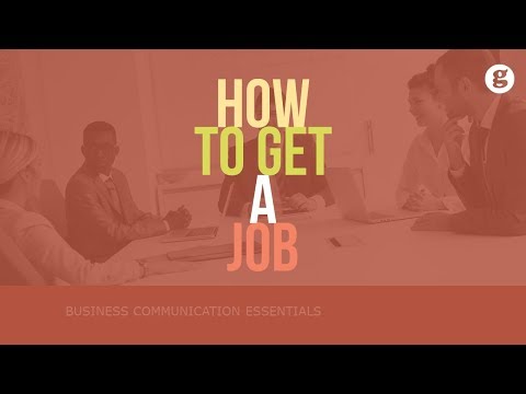 How to Get a Job