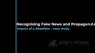 Impact of a deepfake