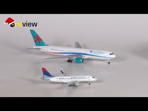 Delta Air Lines E70/First Choice Airways B763ER - Herpa Advent Calendar 2007 doors 3+4 | Review #626