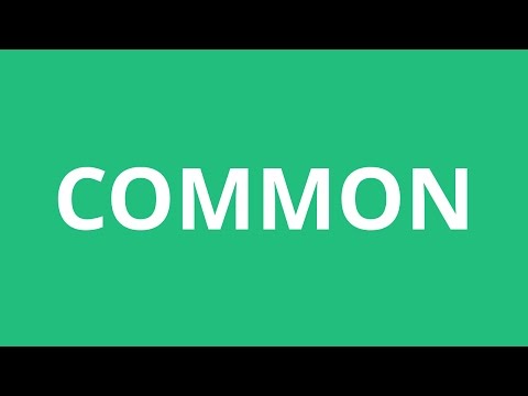 How To Pronounce Common - Pronunciation Academy