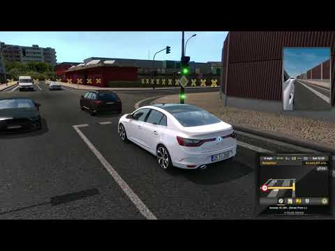 ETS2 1.34 Mods |Car Mod| - Driving on Renault Megane 4 V1R6