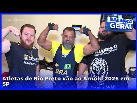 Atletas de Rio Preto vão ao Arnold 2026 em São Paulo
