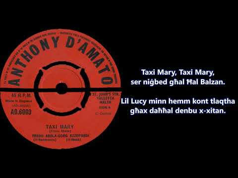 TAXI MARY (bil-lirika) ~ Fredu Abela u Ġorġ Azzopardi