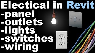 Revit Electrical Beginner Tutorial (outlets lights