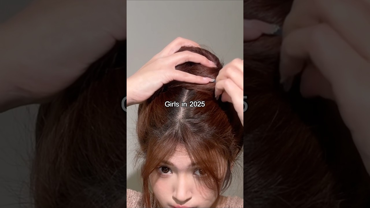 I used to do this hairstyle all the time at school 😂