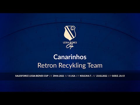 Skrót spotkania Canarinhos - Retron Recykling Team ( Legia Biznes Cup Zima 2022 )