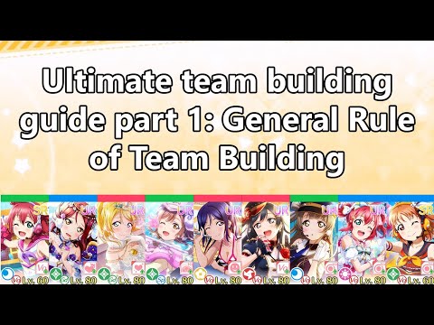 Ultimate team building guide part 1: General Rule of Team Building | Love Live All Stars Guide