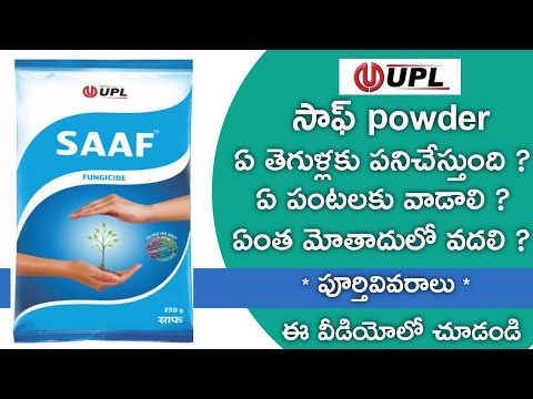 Upl saaf fungicides use in telugu | యూ పి ల్ సాఫ్ | Upl saaf fungicide review by telugu raithu tips