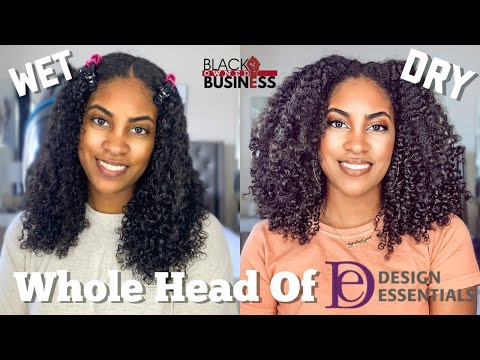 DESIGN ESSENTIALS WASH DAY | WHOLE HEAD OF DESIGN...